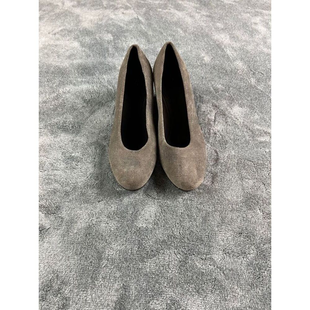 Stuart Weitzman Women's Leather Lizard Embossed W… - image 4